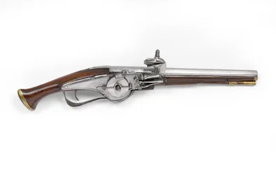 Holandská nebo německá pistole s locklockem, c.1630 (pistole, wheellock)