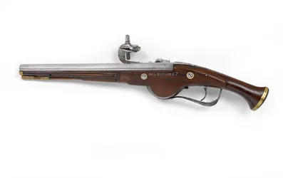 Holandská nebo německá pistole s locklockem, c.1630 (pistole, wheellock)