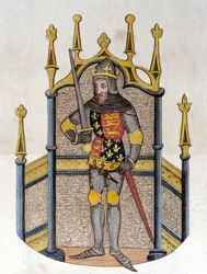 Edward III (1312-1377), anglický král Rytina z počátku 19.