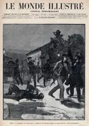 Události v Bulharsku: atentát na pana Beltchefa za přítomnosti Stefana Stambolova (1854-95) - Sofie