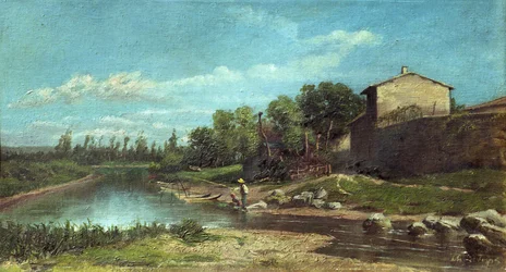 Rybář (tempera na panelu)