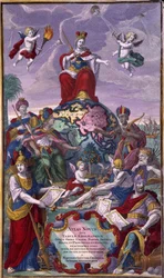 Frontispis „Atlas Nouveau“ od Seuttera Georgese Mattause