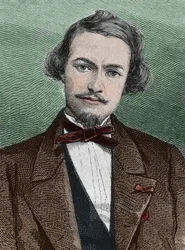 Henri Duveyrier (1840-1892), francouzský cestovatel - portrét Henriho Duveyriera, orientalisty, francouzského cestovatele a geografa