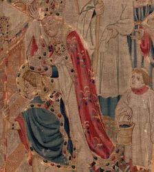 Historie Saint Piat a Saint Eleuthère, scéna 10: Saint Eleuthère je posvátný jako biskup (D