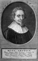 Hugo Grotius (1583-1645) (Huig de Groot), holandský právník a diplomat.