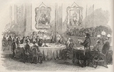 Jean-Jacques (Jean Jacques) Berger (1790-1859) PREFEKT SEINY, vyhlašující HLASY PRO ŘÍŠI STAROSTŮM ARRONDISSENS, PAŘÍŽ