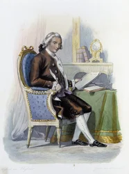 Jean Baptiste Louis Gresset (1709-1777) v Ed. Mennechet, ""Le Plutarque francais""