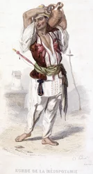 Kurdové z Mezopotámie nesoucí amfor. Kolem 1810-1860.