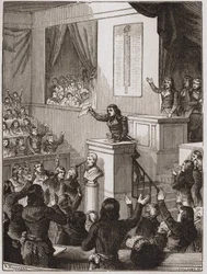 Lazare Nicolas Marguerite Carnot (přezdívaný organizátor vítězství nebo velký Carnot) oznámil 1. září