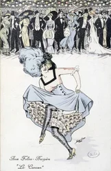 Folies-Bergères: ""Cancan"", n. d.