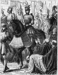 Ludvík XII. (1462-1516) vstoupil do Genes (Itálie).