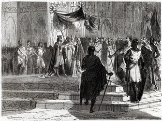 Sňatek Ludvíka Mladšího (1120-1180) s Alienor d