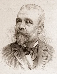 Členové Akademie Francaise v roce 1895: portrét Ernesta Lavisse (1842-1922), francouzského historika.