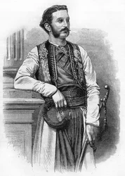 Nikola I. (1841-1921) v roce 1869. Kníže Černé Hory, později král Černé Hory.