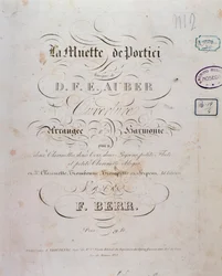 Vernisáž opery La muette de Portici od D. F. Aubera