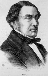 Portrét Achille Fould (1800-1867), francouzský židovský bankéř, zastánce volného obchodu a saint-simonismu.