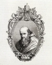 Portrét Alessandra Farneseho, papeže Pavla III. (1468 - 1549) v letech 1534 až 1549.