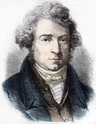 Portrét André Marie Ampère (1775 - 1836) francouzský fyzik.