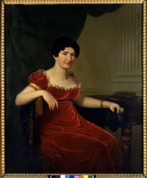 Portrét Antonietty Fagnani Areseové (1778-1847), milované ženy italského básníka Ugo Foscola (1778-1827). Malířství 19. století