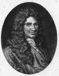 Portrét Barthélemy z HERBELOT. 1625-1695. Orientalista a francouzský učenec.