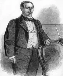 Portrét Benita Pabla Ju¿reze. Mexický politik indického původu (1806 až 1872). Prezident Mexické republiky v roce 1858.
