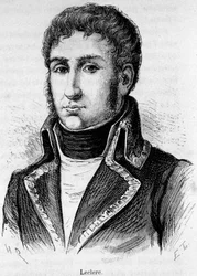 Portrét Charlese Victora Emmanuela Leclerca (1772-1802), francouzského generála, připojil se k Bonaparte při obléhání Toulonu v roce 1793 a ePousamarie-Paulette zvané Pauline Bonaparte v roce 1797.
