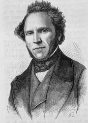 Portrét Clauda Anthime Corbona (1808 - 1891). Rytina konce 19. století v „Histoire de France““ od H. Martina.