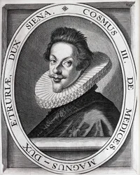 Portrét Cosima II od Medici. Cosimo II od Medicis. (1590-1621).
