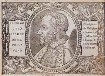 Portrét Diega Ortize Tolletana (Toledano) (dřevořez