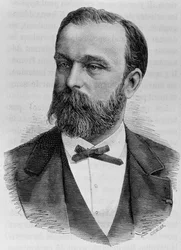 Portrét Drouardela. Rytina z konce 19. století v „Histoire de France““ od H. Martina.
