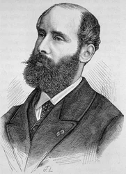 Portrét Emile Keratry (1832-1904). Rytina konce 19. století v „Histoire de France““ od H. Martina.