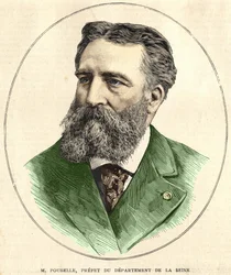 Portrét Eugena Rene Poubelleho (1831 - 1907), francouzského státního úředníka a prefekta Seiny. Kol. Bianchetti.