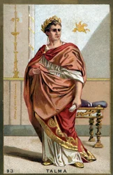 Portrét Francois-Josepha (Francois Joseph) Talma (1763-1826), francouzský herec.