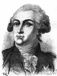 Portrét François Claude Amour, markýz de Bouillé (1739-1800), francouzský generál.