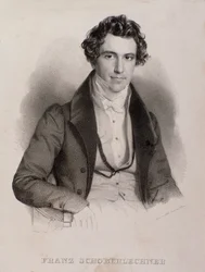 Portrét Franze Schoberlechnera (rytina