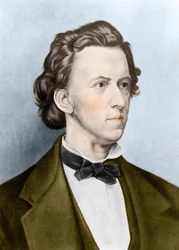 Portrét Fredericka Chopina (1810-1849), polského skladatele.