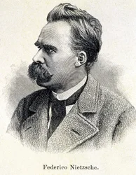 Portrét Friedricha Nietzscheho (1833 - 1900)