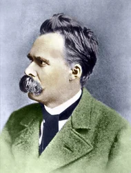 Portrét Friedricha Nietzscheho (1844 - 1900).