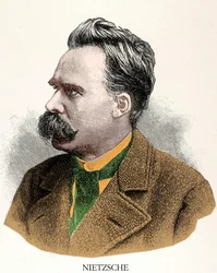 Portrét Friedricha Nietzscheho (1844 - 1900)