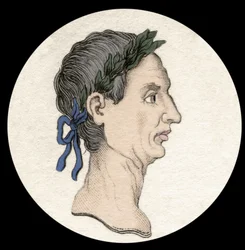 Portrét Gaia Julia Caesara (tehdy Jules cesar) (100-44 př. Kr.).