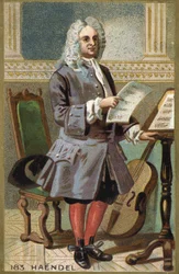 Portrét George Fredericka Händela (Georg Friedrich Händel