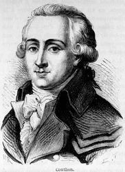 Portrét Georgese Couthona (1755-1794), francouzského politika.