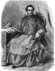 Portrét Giacoma Antonelliho (1808-1878), italského kardinála a státního sekretáře papežské vlády.