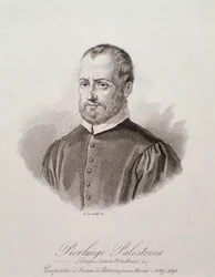 Portrét Giovanni Pierluigi da Palestrina (rytina