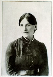 Portrét Giuseppiny Raimondiové (1841-1918), manželky vlastence a hrdiny italského risorgimenta Giuseppe Garibaldiho (1807-1882)