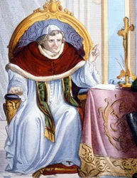 Portrét Řehoře XVI. (1745 - 1846).