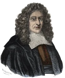 Portrét Guillaume Amfrye, abbé z Chaulieu (1639-1720), francouzský libertinský básník