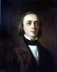 Portrét Hanse von Bulowa (1830 - 1894)., německý dirigent. Malování. Wagnerovo muzeum Bayreuth.