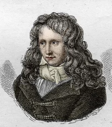 Portrét Henri Bernardin de Saint Pierre (Saint-Pierre nebo St-Pierre), francouzský spisovatel (1737-1814). Rytina z roku 1835.
