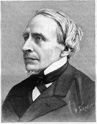Portrét Herve Mangona (1821-1888), vědce. V přírodě. Přehled věd a jejich aplikací v umění a průmyslu.“ 1888